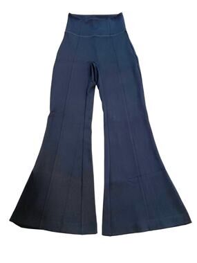 Girlfriend Collective Black Lux Flare High-Rise Pants Women XS #6229-AN-XS